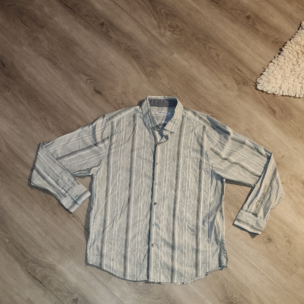 Tommy Bahama Casual Striped Button-Down Shirt for Men